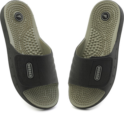 Evox Men Slippers(Black , 6)