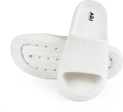 Aloveswalk Men Slides(White , 8)