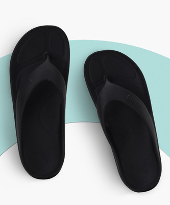 PUMA Men Wave Flip RES Flip Flops(Black , 8)
