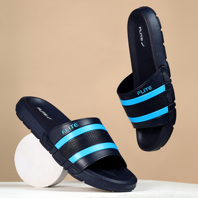 FLITE Men Slippers(Blue , 9)