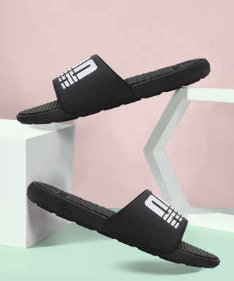 PUMA Men Cool Cat Mens Bold Logo Slides(Black , 7)