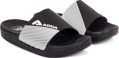 Adda Men Slides(Black , 8)