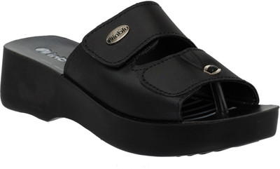 Inblu Women Slippers(Black , 5)