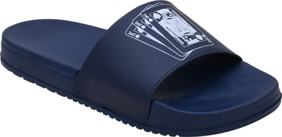 Shoe Mate Men Slides(Navy , 10)