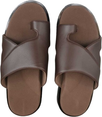 SUC MCR Footwear with Medial Arch Support for Pain Relief,Ortho & Diabetic Footwear Men Flats(Brown , 6)