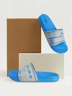 HRX by Hrithik Roshan Men Slippers(Blue , 6)