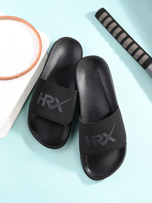 HRX by Hrithik Roshan Men Slides(Black , 9)