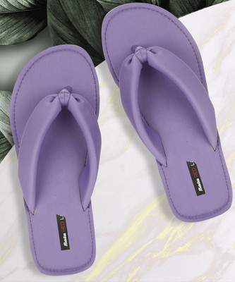 Bata Women Flip Flops(Blue , 4)