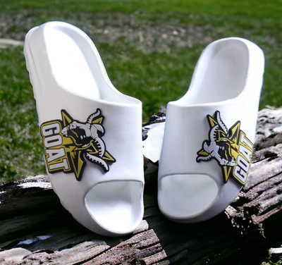 KAPYANSH Men Slides(White , 7)