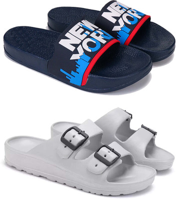 Pennen Men Slides(Grey , 8)