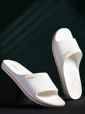 FLITE Men Slides(White , 7)