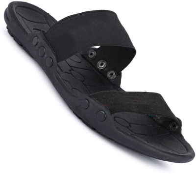 TELENTO Men Slippers(Black , 7)