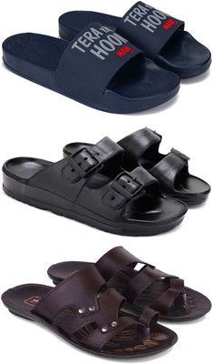 Pennen Men Slides(Brown , 9)