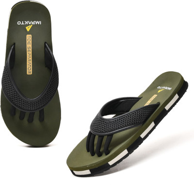 Impakto Men Slippers(Olive , 8)