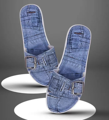 LifeO Women Slides(Blue , 8)