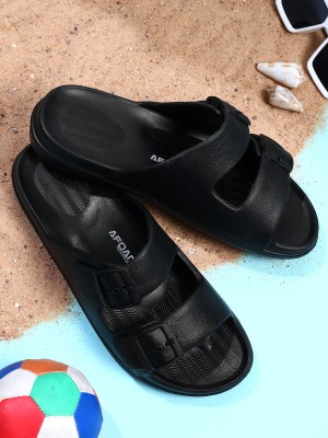 Airson Men Slides(Black , 7)