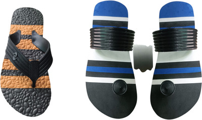 skyflip Men Slippers(Multicolor , 8)
