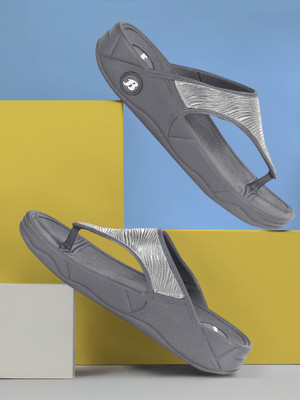 Bata Women Slippers(Grey , 4)