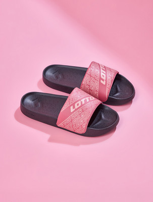 LOTTO Women Midway GFX Slides(Black , 7)
