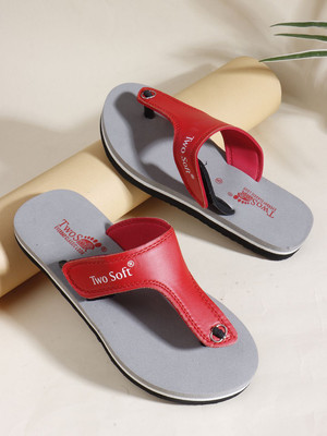 Flopsie Women Slippers(Red , 4)