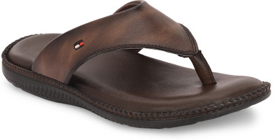 Prodock Men Flip Flops(Brown , 8)