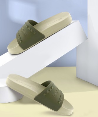 RED TAPE Women Slides(Olive , 3)