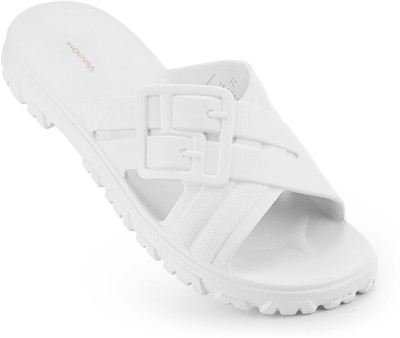 Hoppa Women Slides(White , 7)