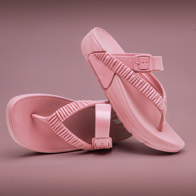 asian Women Flip Flops(Pink , 5)