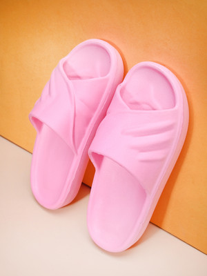 Axter Men Slides(Pink , 5)