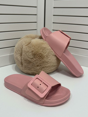 OZIA Women Slides(Pink , 5)