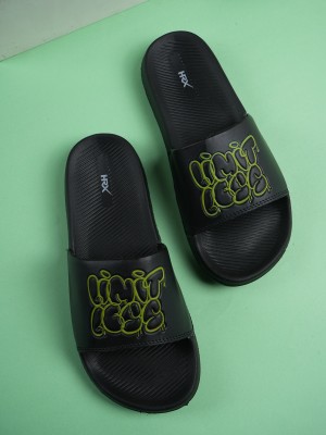 HRX by Hrithik Roshan Men Slides(Black , 7)