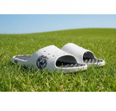 KAVIYAA MERCHANTS Men Flip Flops(Grey , 9)