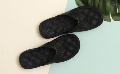 BIG FOX Men Alphabounce-7 Comfortable | Ultra-Light | Bounce Back Technology Flip Flops(Navy , 9)