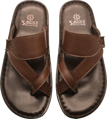 SMOXX Men Flip Flops(Tan , 11)