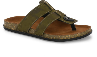 GWALK Men Slippers(Green , 9)