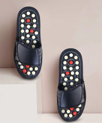jasvi Men Slides(Black , 7)