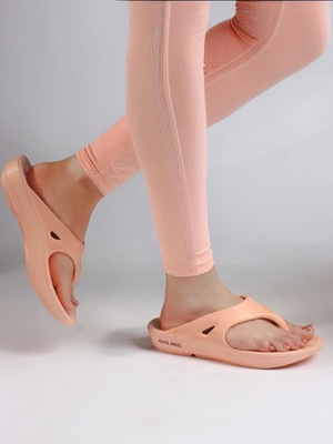 Roadster Women Flip Flops(Pink , 6)