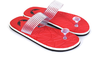 Lite Hawks Men Slippers(Red , 10)