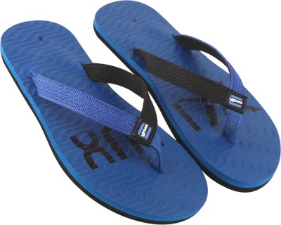 Fortiva Men Flip Flops(Blue , 10)