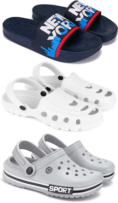 Pennen Men Slippers(Grey , 6)