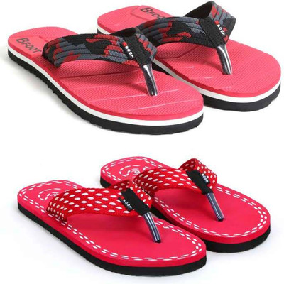 BFOOT Men Flip Flops(Multicolor , 10)
