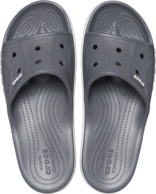 CROCS Women Bayaband Slides(Grey , 3 UK/India)