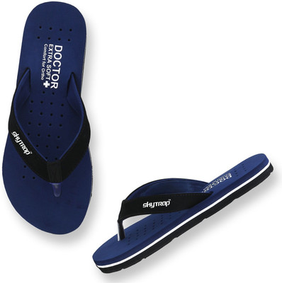 HOC Women Slippers(Navy , 6)