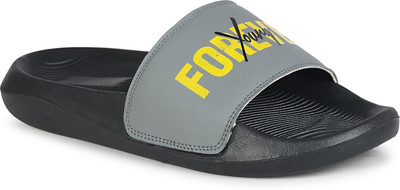 Shoe Mate Men Slides(Grey , 9)