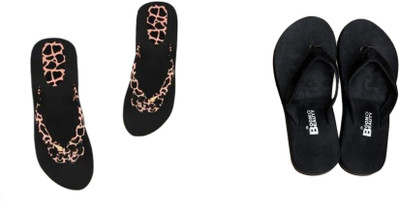 BOOMBEAUTY Women Slides(Multicolor , 3)