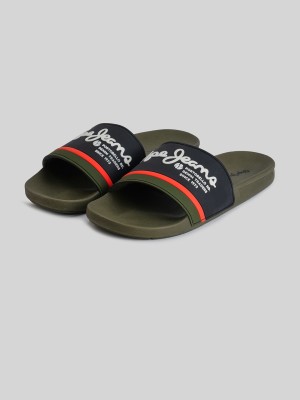 Pepe Jeans Men Slides(Khaki , 9)