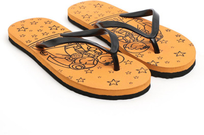 Indrawati Women Indrawati Ortho Hawai Slipper | Footwear Chappal Comfortable Flip Flops(Orange , 5)