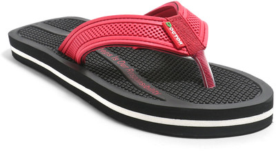 Footup Men Slippers(Black , 8)