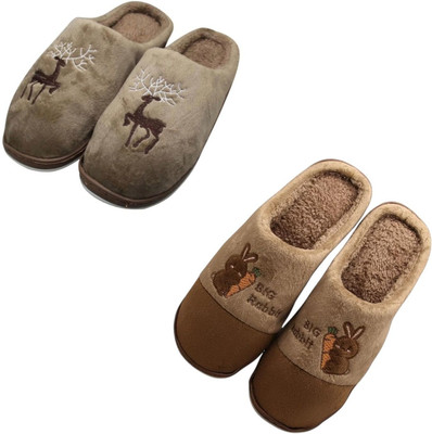 Mahi Enterprises Men Flip Flops(Beige, Brown , 6)