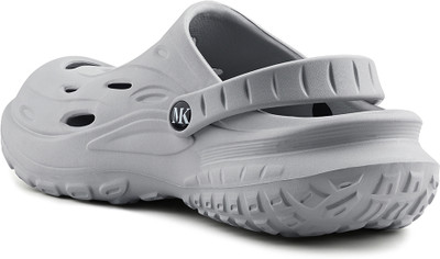 MONKS & KNIGHTS Men Grey Lightweight Flexible All Day Clogs for men, MK-CLG-002-GY Flip Flops(Grey , 10)